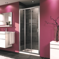 Usa culisanta Huppe, X1A,  90x190, formata din 3 elemente